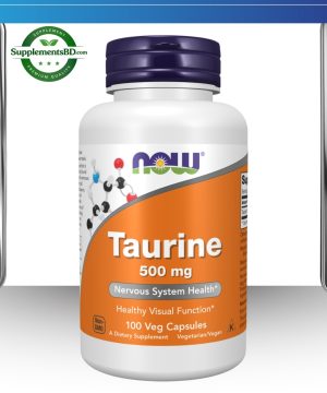 Now Foods Taurine 500mg (100 Capsules)