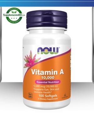 Now Foods Vitamin A 10,000 IU (100 Softgels)