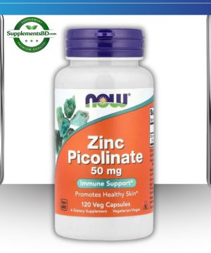 NOW Foods Zinc Picolinate 50mg (120 Veg Capsules)