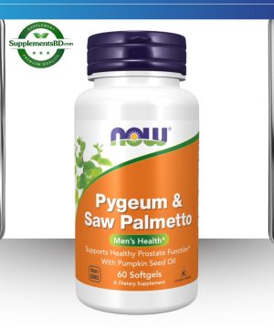 NOW Foods Pygeum & Saw Palmetto (60 Softgels)