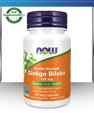Now Foods Ginkgo Biloba 120mg - (50 Veg Capsules)