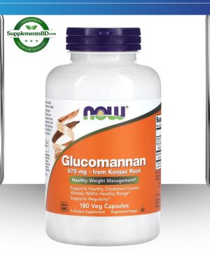 NOW Foods Glucomannan 575mg (180 Veg Capsules)