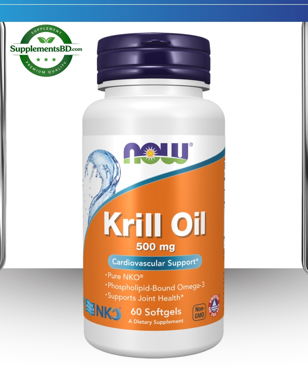 Now Foods Krill Oil 500mg (60 Capsules)