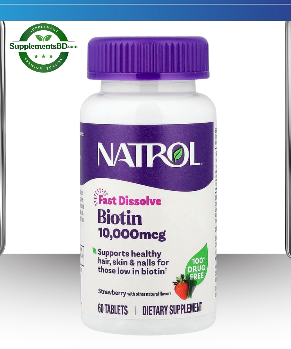 Natrol Biotin 10,000mcg (60 Tablets)