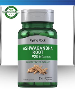 Piping Rock Ashwagandha Root 920mg – (120 capsules)