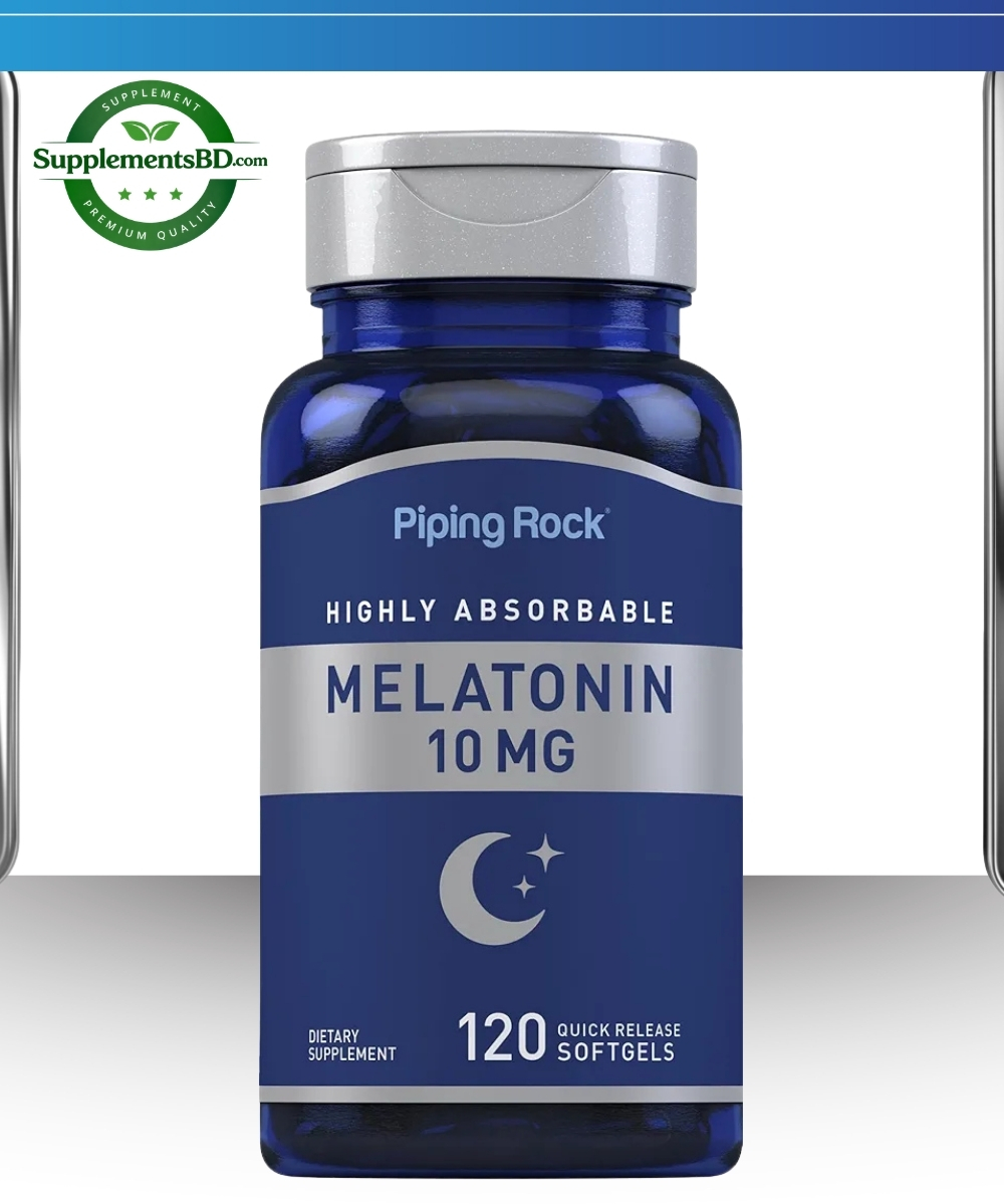 Piping Rock Melatonin 10mg (120 Softgel Capsules)