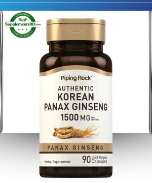 Piping Rock Korean Ginseng 1500mg (90 Capsules)