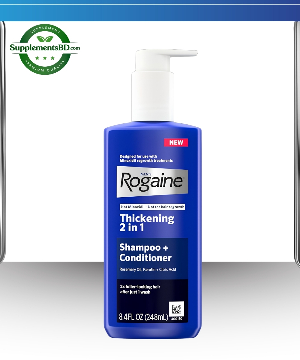 Men’s Rogaine Thickening 2 in 1 Shampoo + Conditioner – 248ml