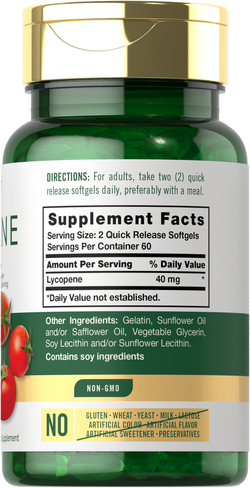 Carlyle Lycopene 40mg -(120 Softgels) - Image 2