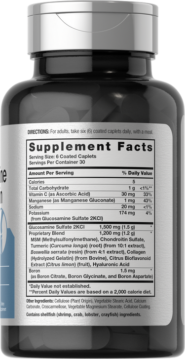 Horbaach Glucosamine Chondroitin Complex -(180 Caplets) - Image 2