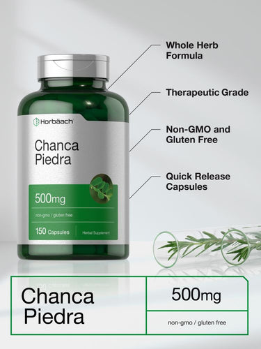 Horbäach Chanca Piedra 500mg-(150 Capsules) - Image 3