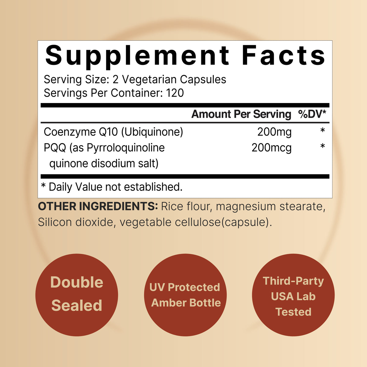 Naturebell CoQ10 200mg - (240 softgels) - Image 2