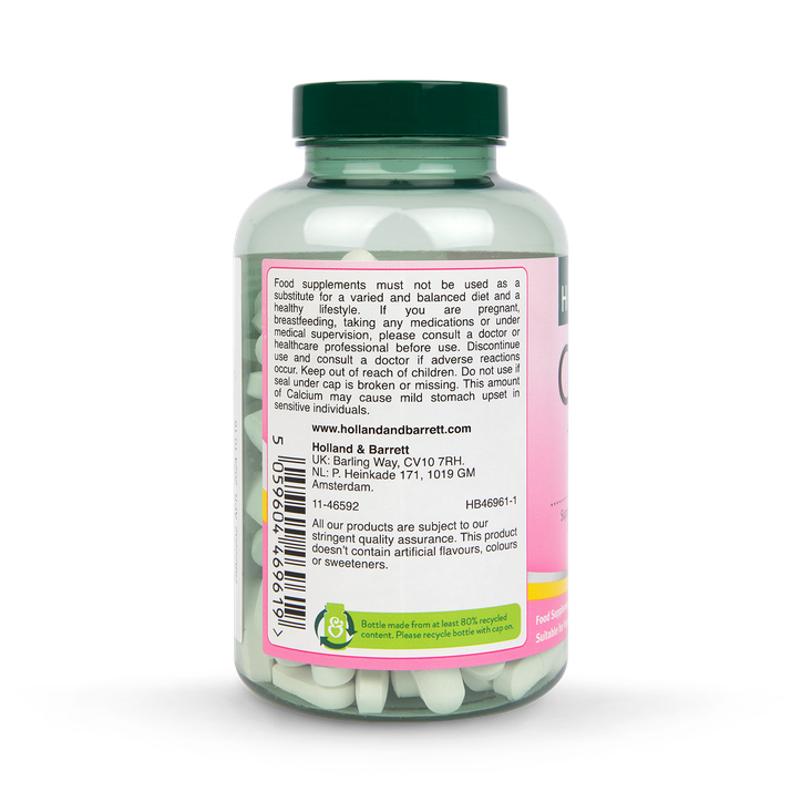 Holland & Barrett Calcium + Magnesium & Vitamin D (180 Tablets) - Image 3