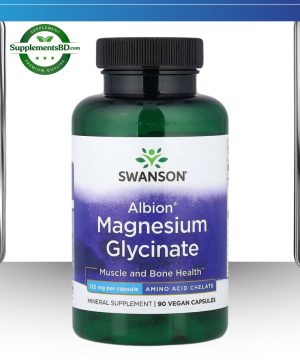 Swanson Albion® Magnesium Glycinate 133mg (90 Vegan Capsules)