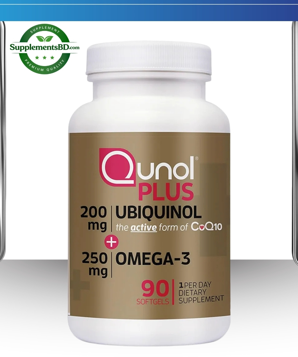 Qunol Plus Ubiquinol 250mg- (90 Softgels)