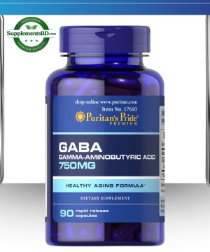 Puritan's Pride GABA 750mg (90 Capsules)