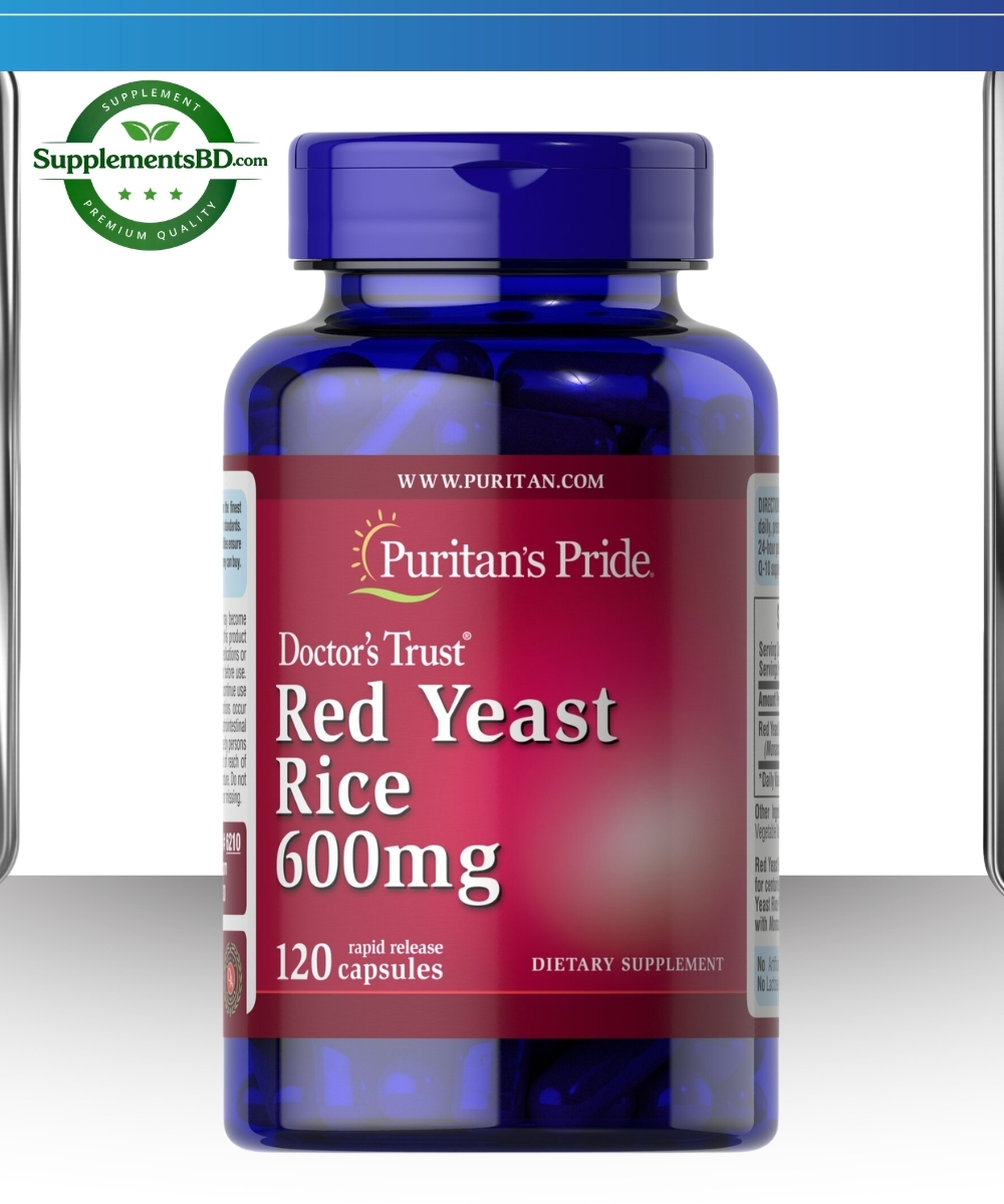 Puritan's Pride Red Yeast Rice 600 mg (120 Count)