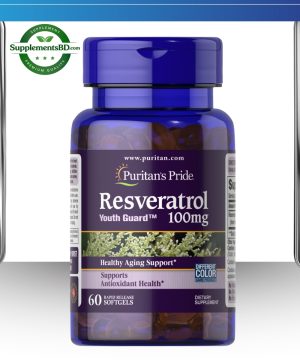 Puritan's Pride Resveratrol 100 mg (60 Softgels)