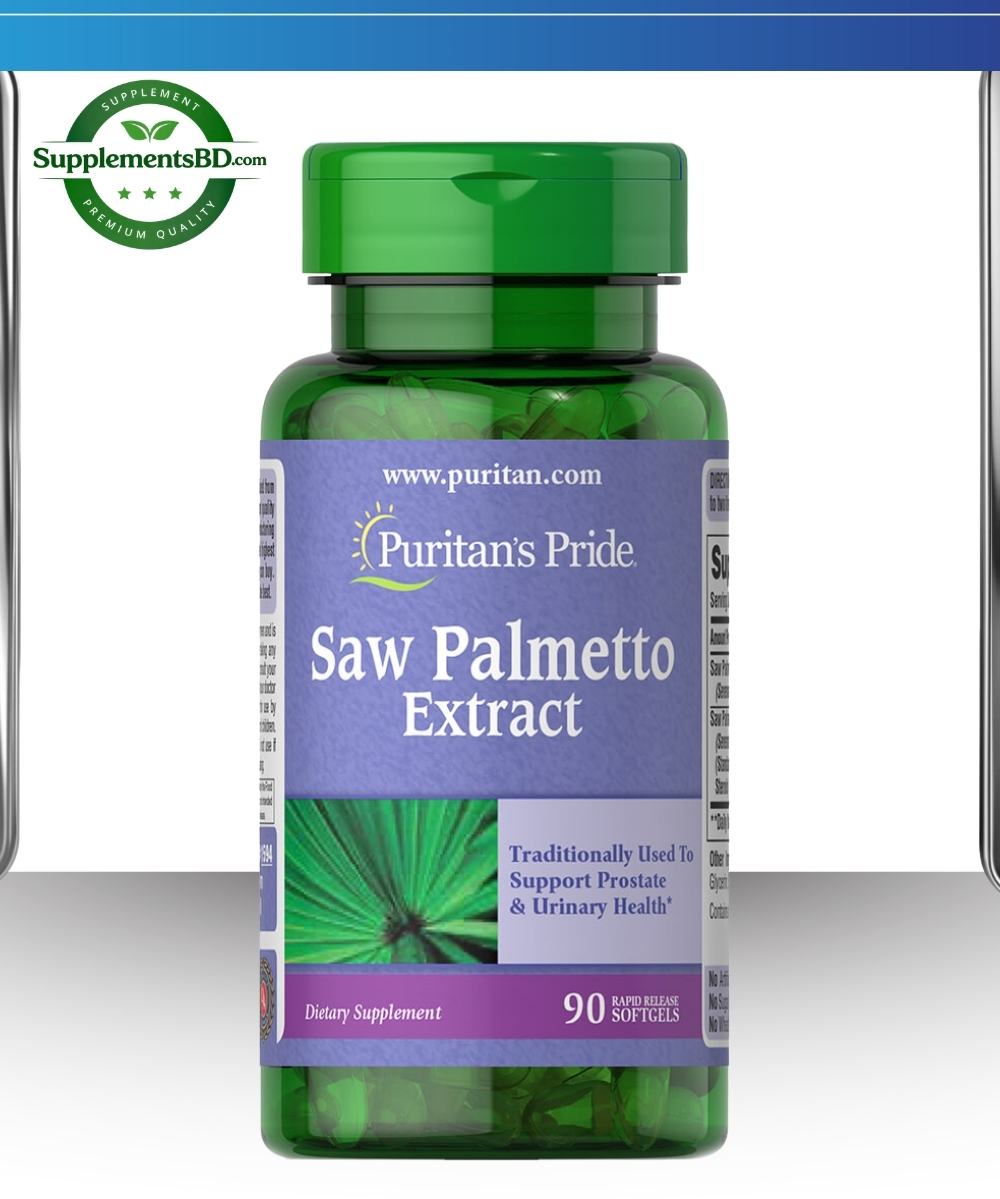 Puritan’s Pride Saw Palmetto450mg (90 Capsules)