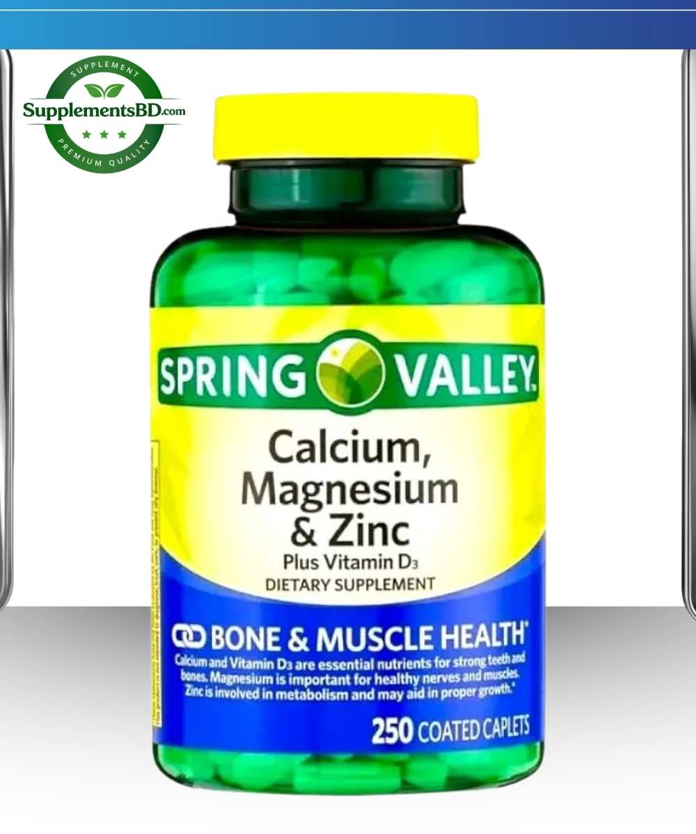 Spring Valley Calcium Magnesium Zinc (250 Caplets)