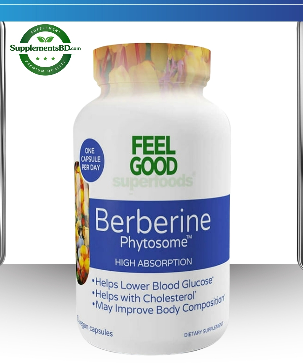 Feel Good Superfoods Berberine Phytosome (120 Vegan Capsules)