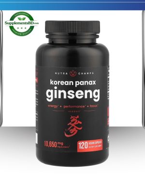NutraChamps Korean Red Panax Ginseng 10650mg (120 Capsules)