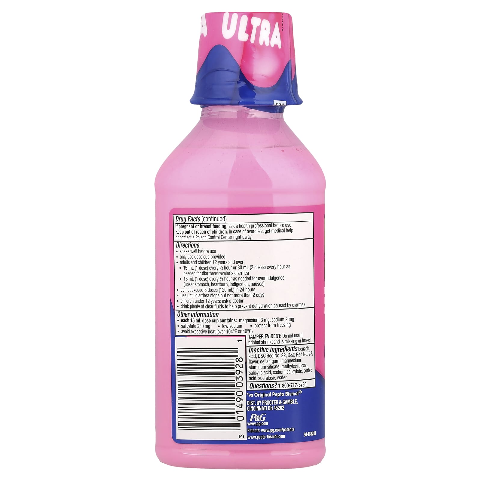Pepto Bismol® Ultra (12 fl oz / 354 ml) - Image 2