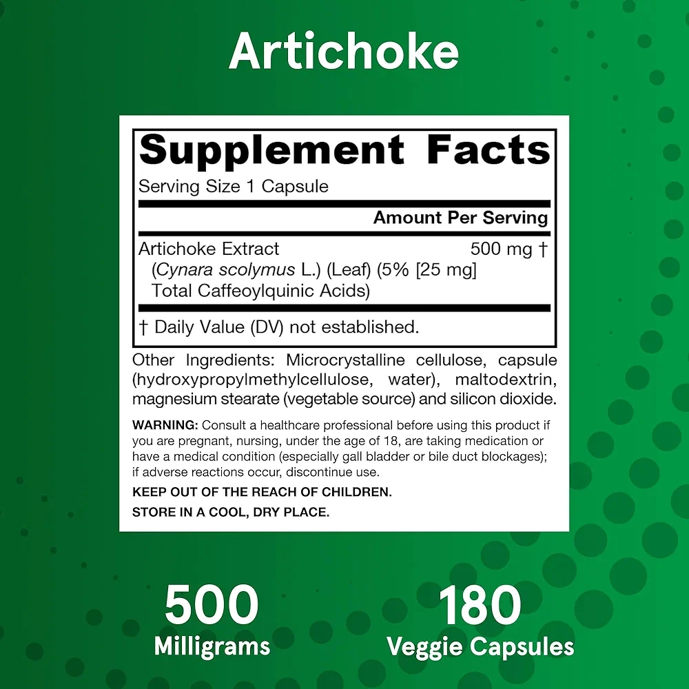 Jarrow Formulas Artichoke (500 mg) - Image 2