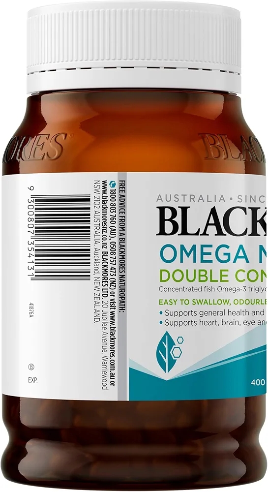 Blackmores Mini Omega Double Concentrate (400 Capsules) - Image 2