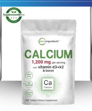 Micro Ingredients Calcium 1,200mg (300 Tablets)