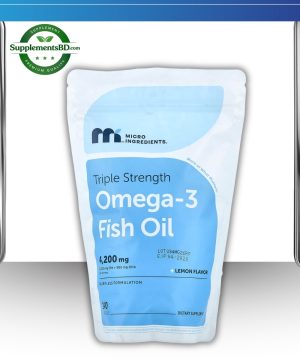 Micro Ingredients Omega-3 Fish Oil Lemon (240 Softgels)