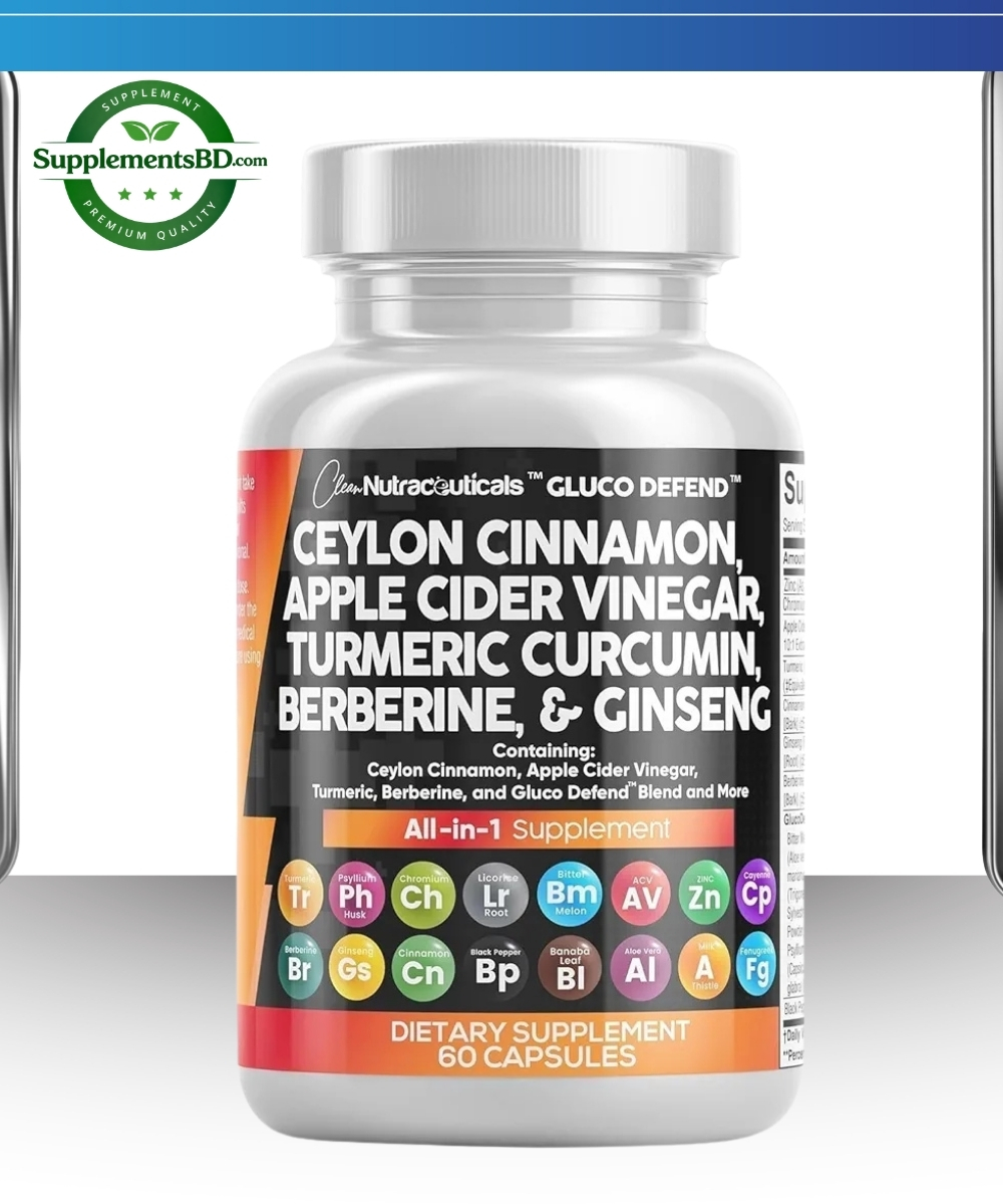 Clean Nutraceuticals Ceylon Cinnamon, ACV, and Turmeric