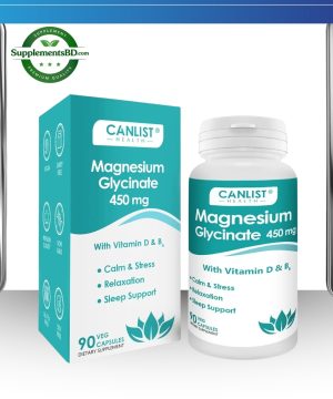 CANLIST Magnesium Glycine 450mg (90 capsules)