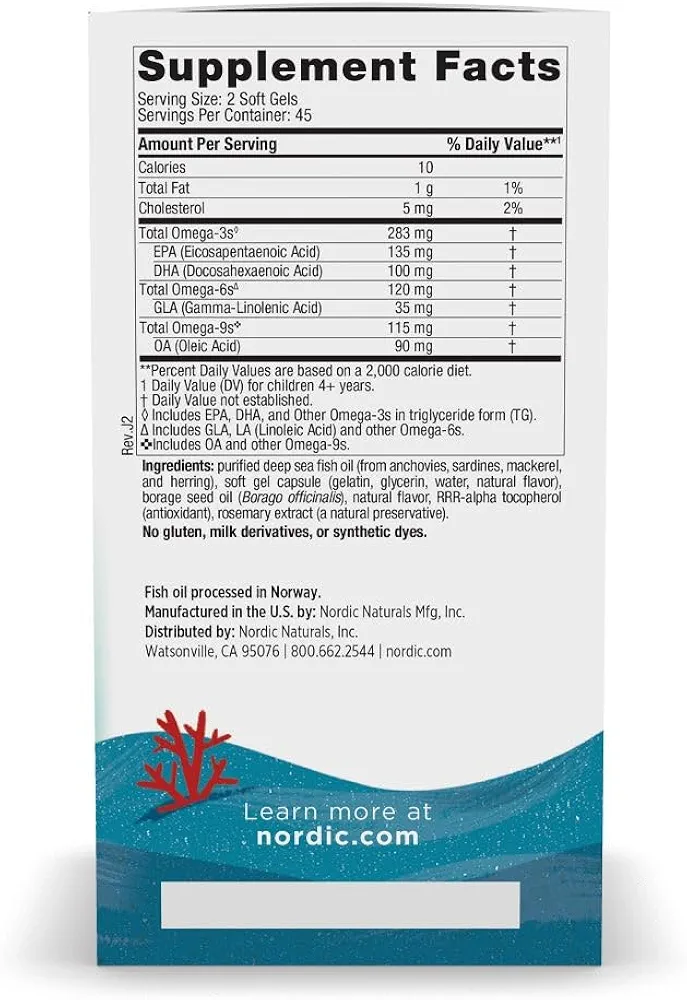 Complete Omega™ Junior 283mg (90 Mini Soft Gels) - Image 2