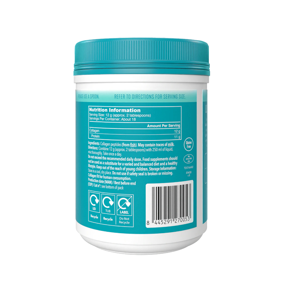Vital Proteins Collagen Powder Unflavoured (221g) - Image 3