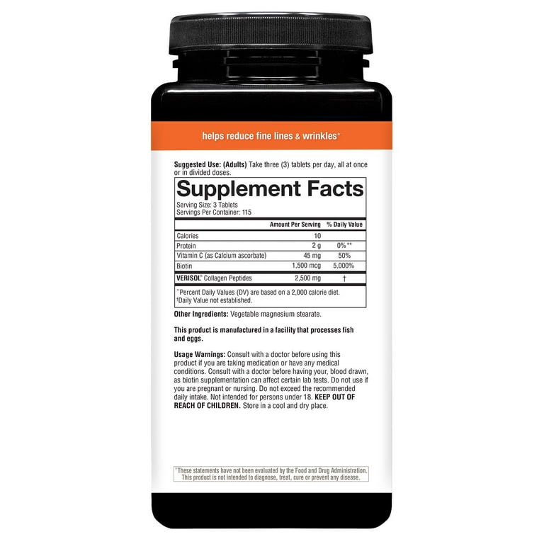 Youtheory Concentrated Collagen With Verisol(345 Tablets) - Image 2