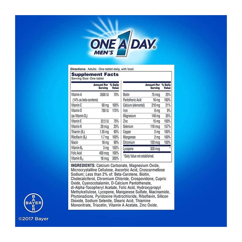 One A Day Men's Health Formula(300 Tablets) - Image 2