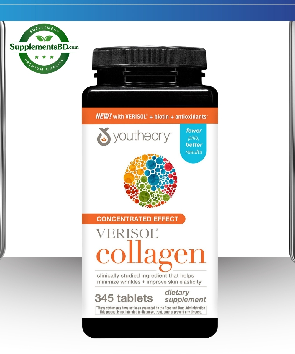 Youtheory Concentrated Collagen With Verisol(345 Tablets)