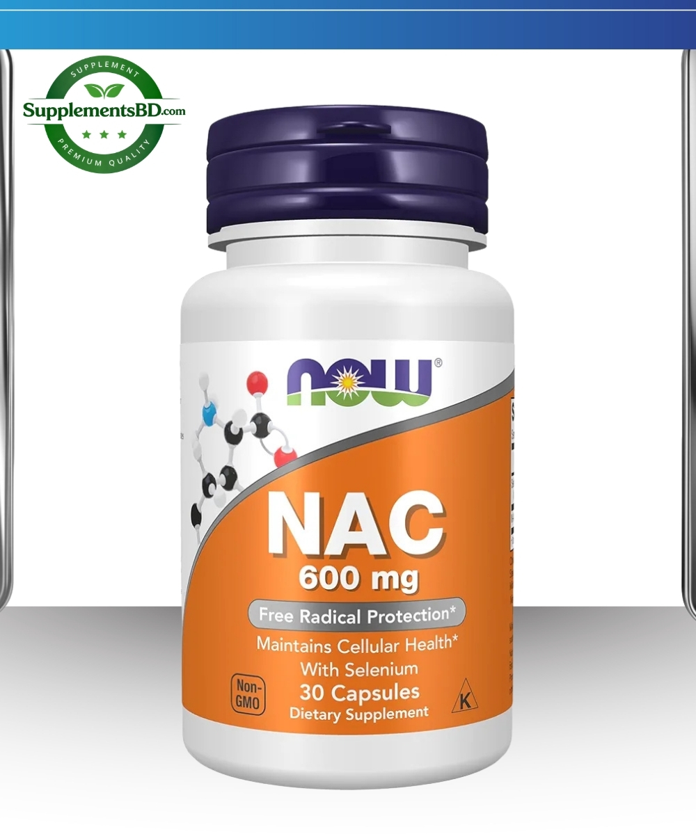 NOW Foods NAC With Selenium(30 Capsules)