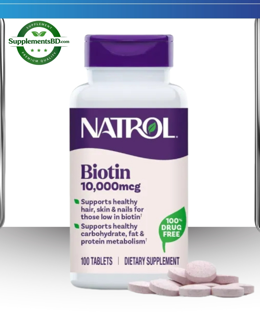 Natrol Biotin 10000mcg (100 Tablets)