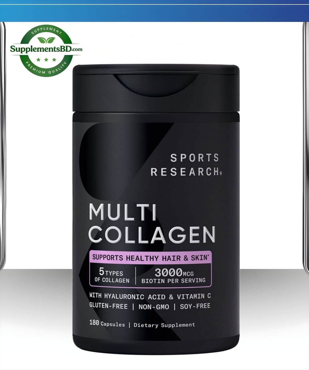 Sports Research Multi Collagen(180 Count)