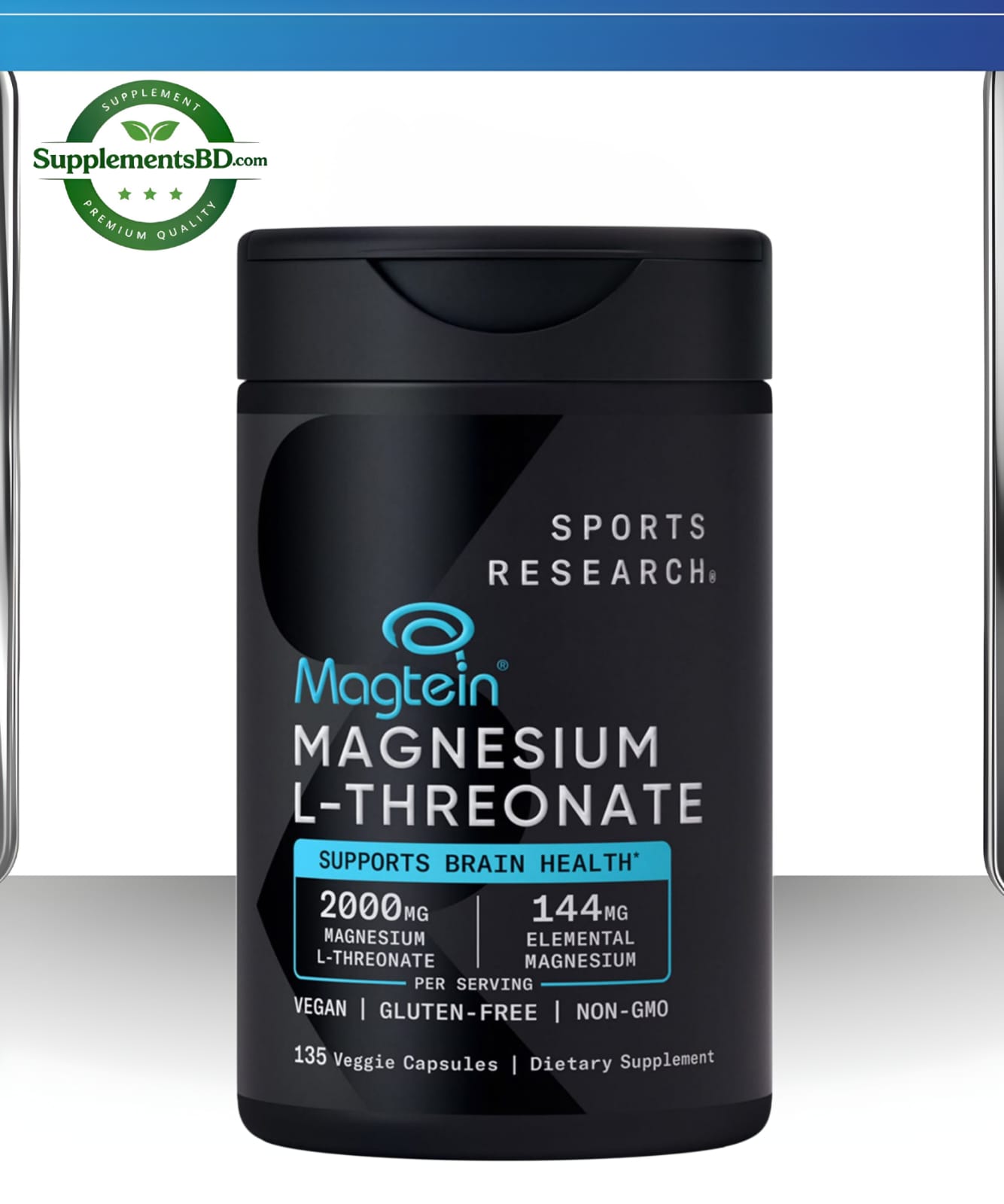 Sports Research Magnesium L-Threonate 2000mg (135 capsules)